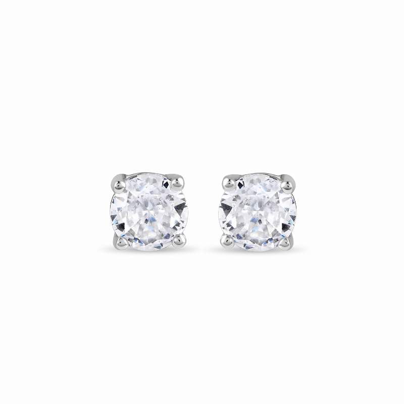 Classic Four-Prong Stud Earrings